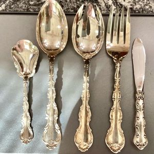 Strasbourg (Sterling 1897) 5 Piece Hostess Set by Gorham Silver